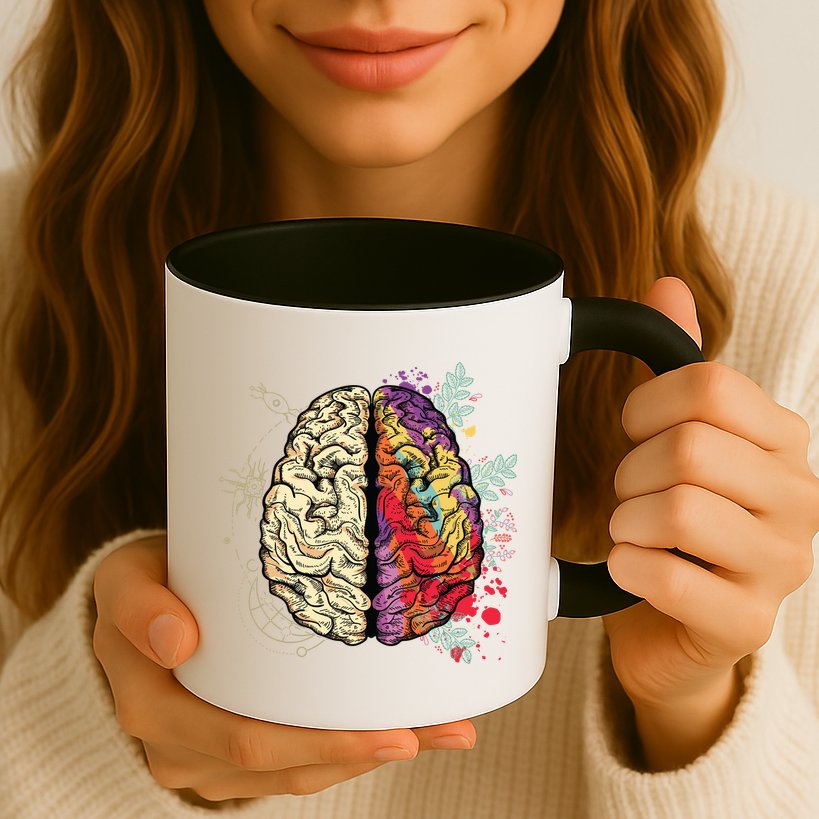 Logical Creative Human Brain Mug