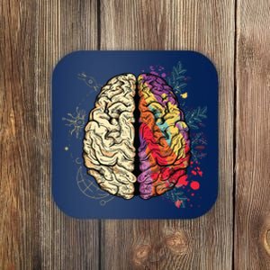 Logical Creative Human Brain Coaster