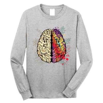 Logical Creative Human Brain Long Sleeve Shirt