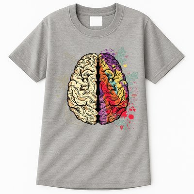 Logical Creative Human Brain Tall T-Shirt