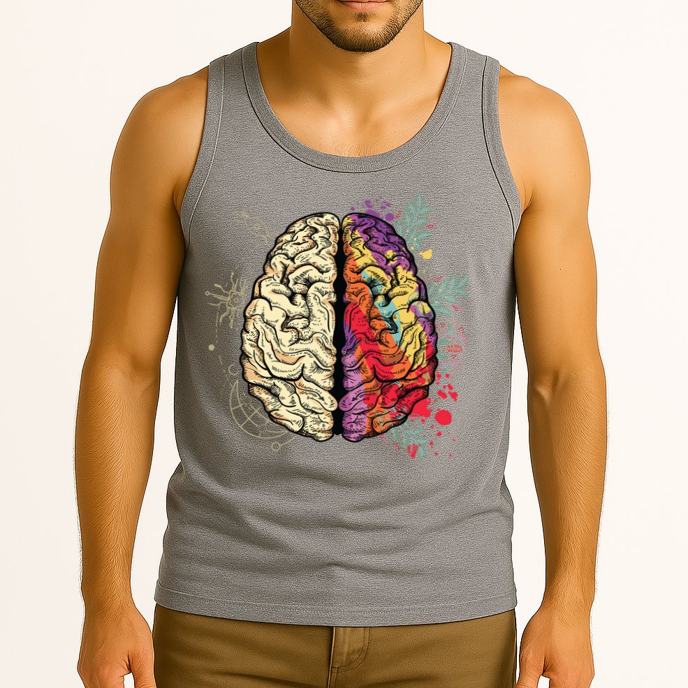 Logical Creative Human Brain Tank Top