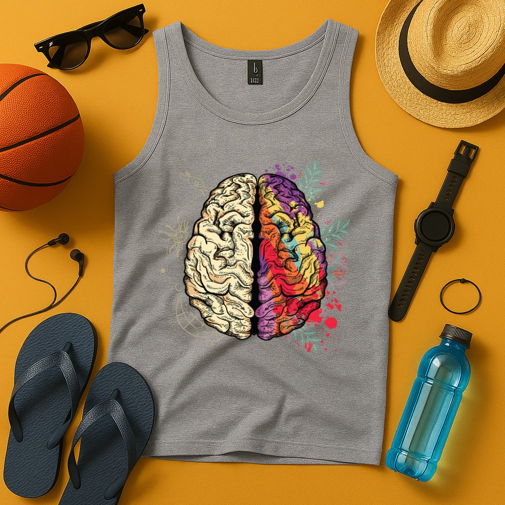 Logical Creative Human Brain Tank Top