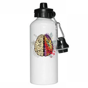 Logical Creative Human Brain Aluminum Water Bottle