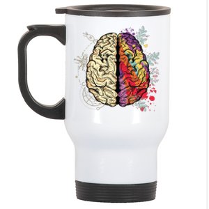 Logical Creative Human Brain Stainless Steel Travel Mug