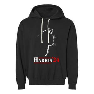 Lorenzothecat Cat Harris24 Garment-Dyed Fleece Hoodie