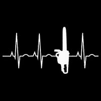 Lumberjack Chainsaw Heartbeat For Arborists Wool Snapback Cap