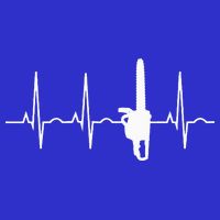 Lumberjack Chainsaw Heartbeat For Arborists Tall T-Shirt