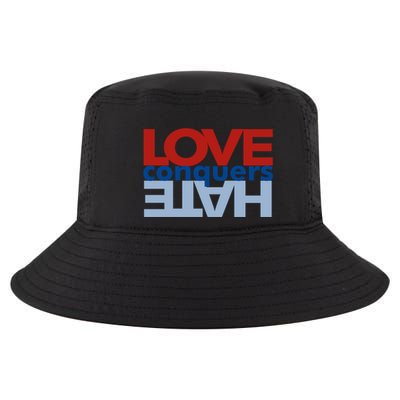 Love Conquers Hate Cool Comfort Performance Bucket Hat