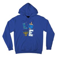 Love Cute Hanukkah Decorations Dreidel Menorah Chanukah Hoodie