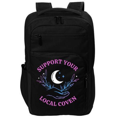 Local Coven Halloween Witch Supporter Impact Tech Backpack