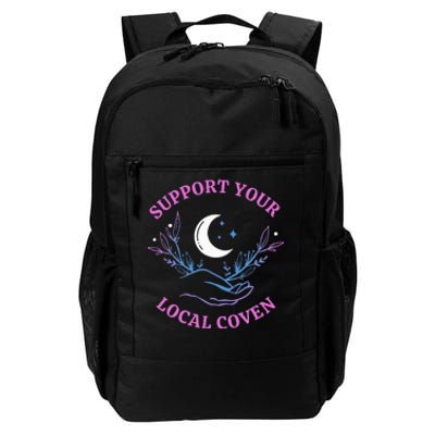 Local Coven Halloween Witch Supporter Daily Commute Backpack