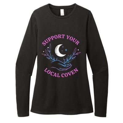 Local Coven Halloween Witch Supporter Womens CVC Long Sleeve Shirt