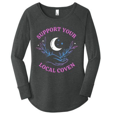 Local Coven Halloween Witch Supporter Women's Perfect Tri Tunic Long Sleeve Shirt