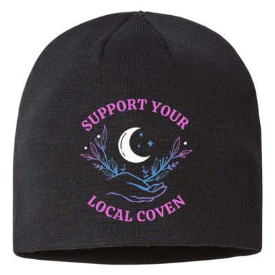 Local Coven Halloween Witch Supporter Sustainable Beanie