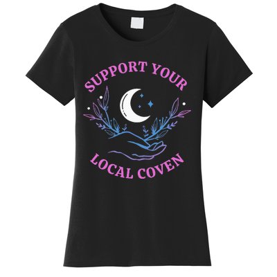 Local Coven Halloween Witch Supporter Women's T-Shirt