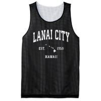 Lanai City Hawaii Hi Vintage Athletic Sports Mesh Reversible Basketball Jersey Tank