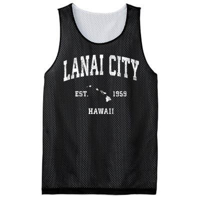 Lanai City Hawaii Hi Vintage Athletic Sports Mesh Reversible Basketball Jersey Tank