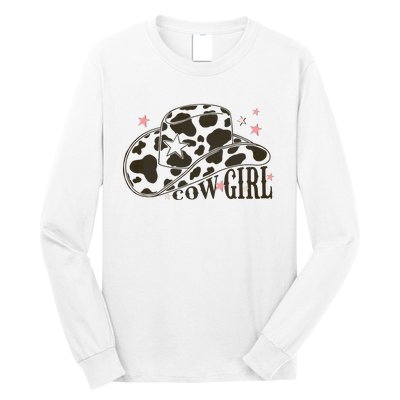 Leopard Cow Hat Howdy Rodeo Horse Texas Western Country Long Sleeve Shirt