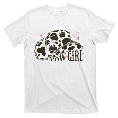 Leopard Cow Hat Howdy Rodeo Horse Texas Western Country T-Shirt