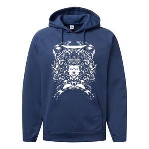 Lion Crest Hand Performance Fleece Hoodie