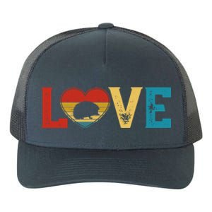 Love Cute Hedgehog Lover Animals Heart Valentine's Day Funny Gift Yupoong Adult 5-Panel Trucker Hat