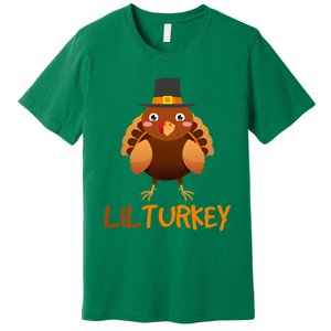 Lilturkey Cute Happy Thanksgiving Premium T-Shirt