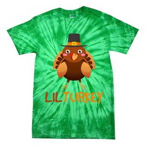 Lilturkey Cute Happy Thanksgiving Tie-Dye T-Shirt