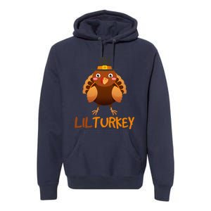 Lilturkey Cute Happy Thanksgiving Premium Hoodie