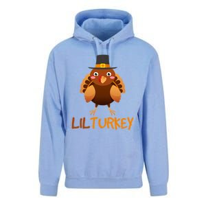 Lilturkey Cute Happy Thanksgiving Unisex Surf Hoodie