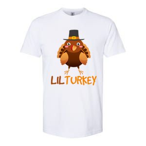 Lilturkey Cute Happy Thanksgiving Softstyle CVC T-Shirt