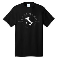 Lake Como Italy Retro Vintage Graphic Tall T-Shirt