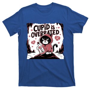 Love Cubid Is Overrated Funny Single Friend Valentines Day Gift T-Shirt