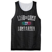 Lake Como Italy Lombardy Distressed Print Mesh Reversible Basketball Jersey Tank