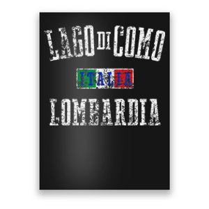 Lake Como Italy Lombardy Distressed Print Poster