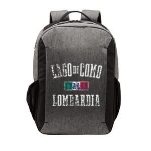 Lake Como Italy Lombardy Distressed Print Vector Backpack