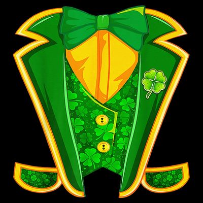 Leprechaun Costume Irish Tuxedo Funny St Patricks Day T-Shirt