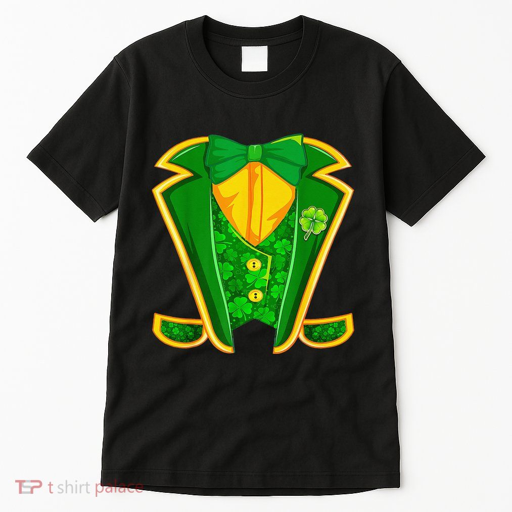 Leprechaun Costume Irish Tuxedo Funny St Patricks Day Tall T-Shirt