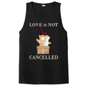 Love Cats In The Box Great Gift Love Is Not Cancelled Gift PosiCharge Competitor Tank