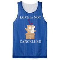 Love Cats In The Box Great Gift Love Is Not Cancelled Gift Mesh Reversible Basketball Jersey Tank