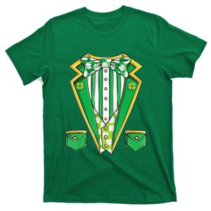 Leprechaun Costume Irish Tuxedo Funny St Patricks Day T-Shirt