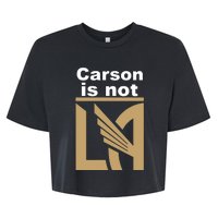 Lafc Carson Is Not La Bella+Canvas Jersey Crop Tee