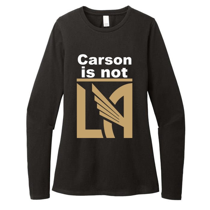 Lafc Carson Is Not La Womens CVC Long Sleeve Shirt