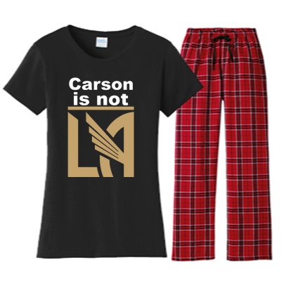 Lafc Carson Is Not La Women's Flannel Pajama Set