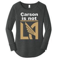 Lafc Carson Is Not La Women's Perfect Tri Tunic Long Sleeve Shirt