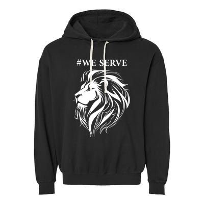 Lions Club International We Serve Lions Garment-Dyed Fleece Hoodie