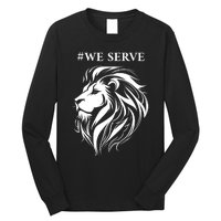 Lions Club International We Serve Lions Long Sleeve Shirt