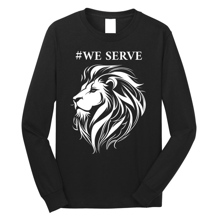 Lions Club International We Serve Lions Long Sleeve Shirt