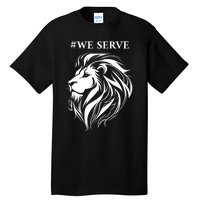 Lions Club International We Serve Lions Tall T-Shirt