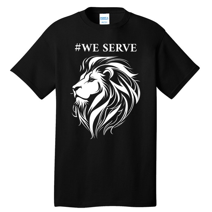 Lions Club International We Serve Lions Tall T-Shirt