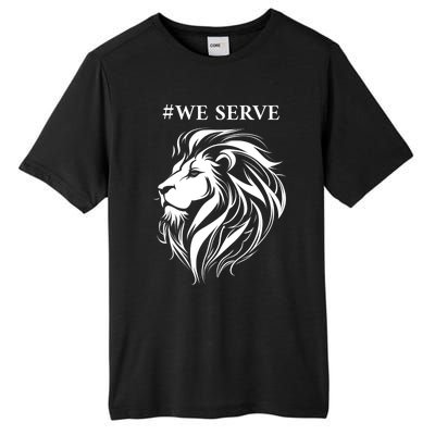 Lions Club International We Serve Lions Tall Fusion ChromaSoft Performance T-Shirt